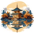 Japanese golden pavilion