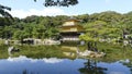 Golden Pavilion garden, Kinkakuji, Kyoto, Honshu Island, Japan