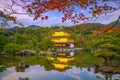 The Golden Pavilion of Kinkaku-ji temple in Kyoto, Japan
