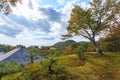 Golden Pavilion Kinkakuji Temple in autumn season at Kyoto Royalty Free Stock Photo