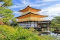 Golden Pavilion at Kinkakuji Temple in Japan