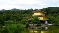 Golden Pavilion at Kinkakuji Temple, Kyoto, Japan. Royalty Free Stock Photo