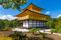 Golden Pavilion Kinkakuji Temple in Kyoto, Japan Royalty Free Stock Photo