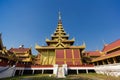 The golden pavilion in Mandalay Palace built in 1875 by the King Mindon