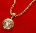 Golden pendant