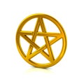 Golden pentacle