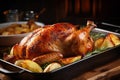 Golden Perfection - Homemade Roasted Turkey Delight.AI Generated