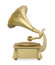 Golden Phonograph Isolated