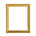 Golden photo frame