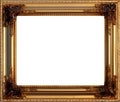 Golden picture frame Royalty Free Stock Photo