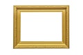 Golden picture frame