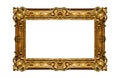 Golden picture frame