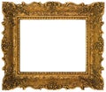 Golden Picture Frame Cutout