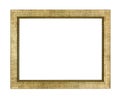 Golden picture frame Royalty Free Stock Photo