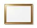 Golden picture frame Royalty Free Stock Photo