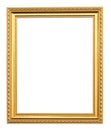 Golden picture frame