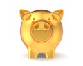 Golden piggy bank