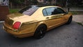 Golden pimps car
