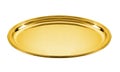 Golden plate Royalty Free Stock Photo