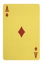 Golden playing cards, Ace of diamonds
