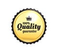 Golden Premium Quality Badge