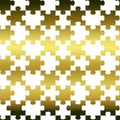 Golden Puzzle seamless background
