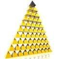 Golden pyramid