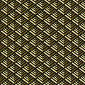 Golden pyramid geometric seamless pattern