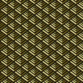 Golden pyramid geometric seamless pattern