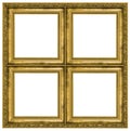 Golden quadruple frame