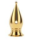 Golden quill Royalty Free Stock Photo