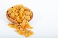 Golden raisins or dried grapes Royalty Free Stock Photo