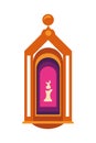 golden ramadan lamp design