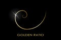 Golden ratio. Logo