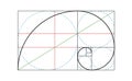 Golden Ratio Vector Design Template
