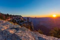 Sunrise at Grand Canyon, Colorado, USA, photographed in late summer