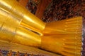 Reclining Buddha Wat Pho - foot details - Bangkok Thailand Royalty Free Stock Photo