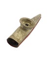 Golden and red kazoo Royalty Free Stock Photo