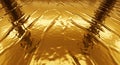 Golden Reflection on Water Surface Royalty Free Stock Photo