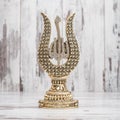 Golden Religious Statuette with the Names of Allah