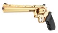 Golden Revolver, 3D rendering