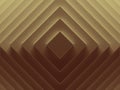 Golden rhombuses abstract background. Can