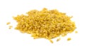 Golden rice heap