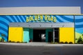 Golden Road Brewery entrance and sign