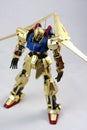 A Golden Robot with wings