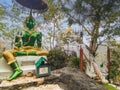 Golden Rock Temple or Wat Phra That Din Kwaen in Phrae province, Thailand