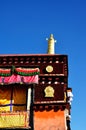 Golden Roof of Jokhang. Lhasa Tibet.