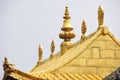 Golden roof in Tar Lamasery Royalty Free Stock Photo