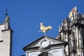 Golden rooster and lion in Mechelen
