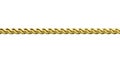 Golden rope. Pigtail. Metal rope. Golden wire rope or golden sling. Use for industrial or jewelry background.